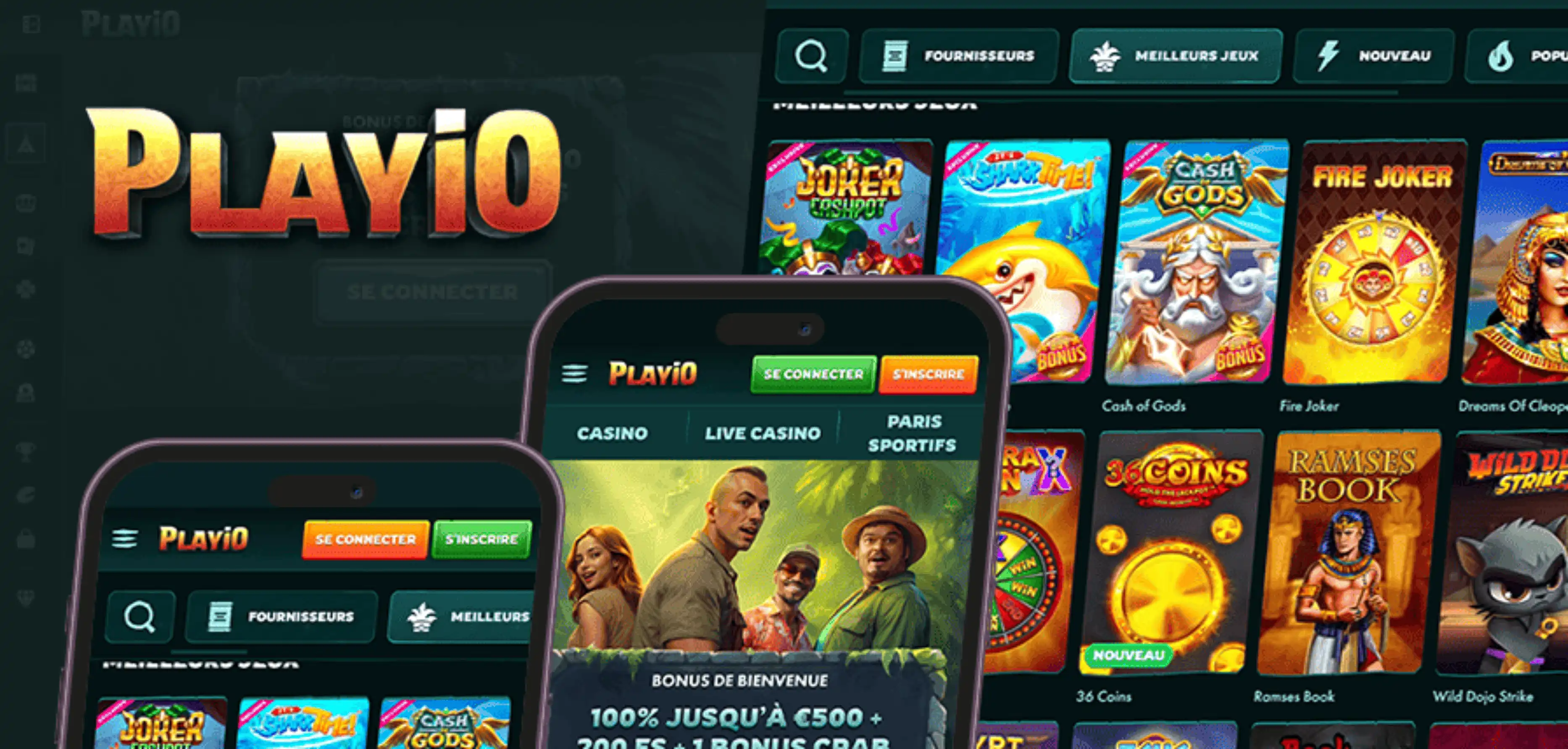 PlayiO Casino App-Screenshot